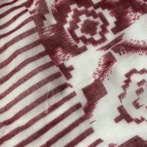 Tasseled Native inspired pattern scarf 42” square - Picture 7 of 7